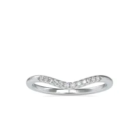 0.09CT Simple Diamond Wedding Band