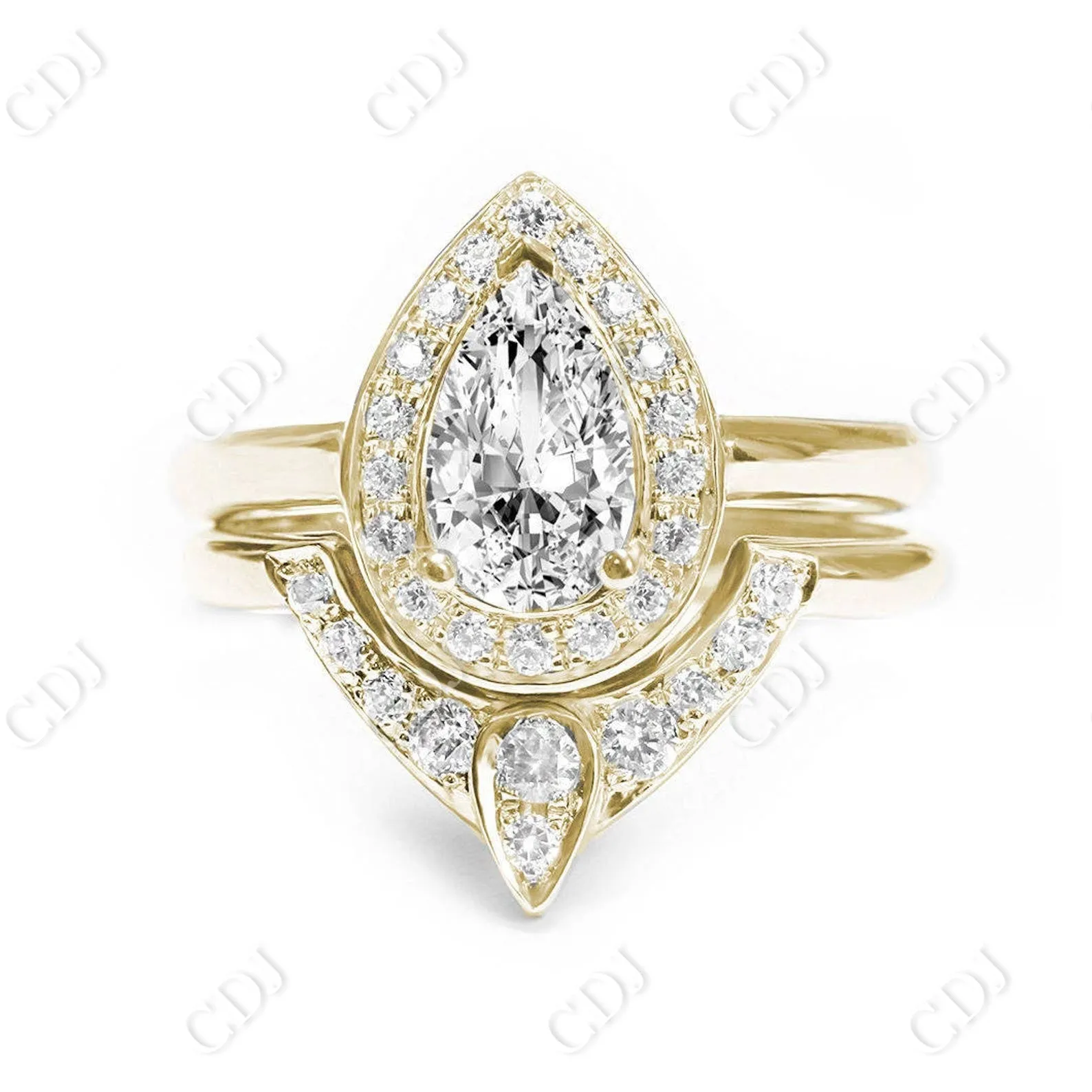 0.10CTW Third Eye Natural Diamond Wedding Band