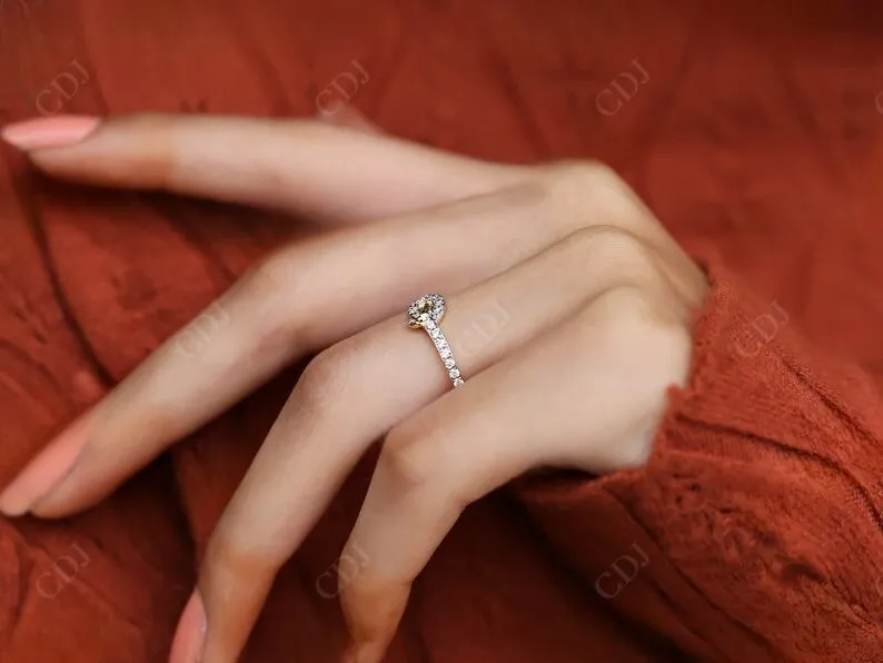 0.16CT Round Cut Real Diamond Tie Knot Wedding Band