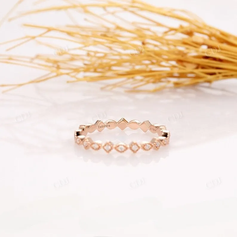 0.18CTW Full Eternity Natural Diamond Wedding Band