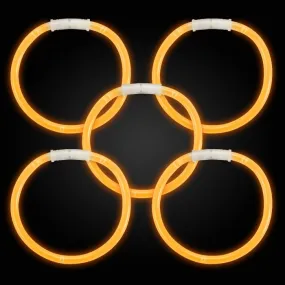 10 Inch Orange Glow Stick Bracelets