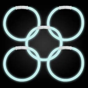 10 Inch White Glow Stick Bracelets