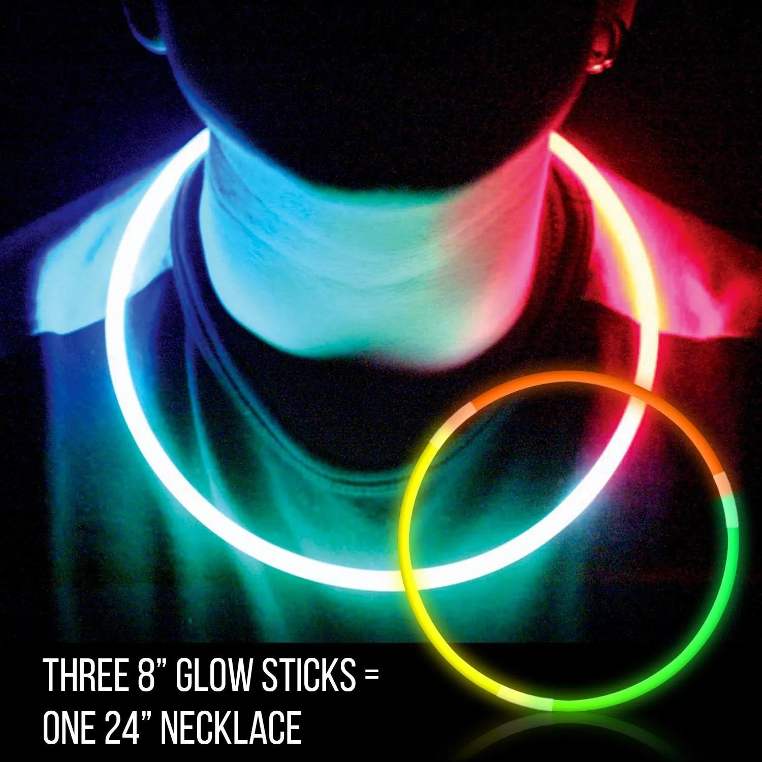 100 x 2 Canisters Glow Sticks