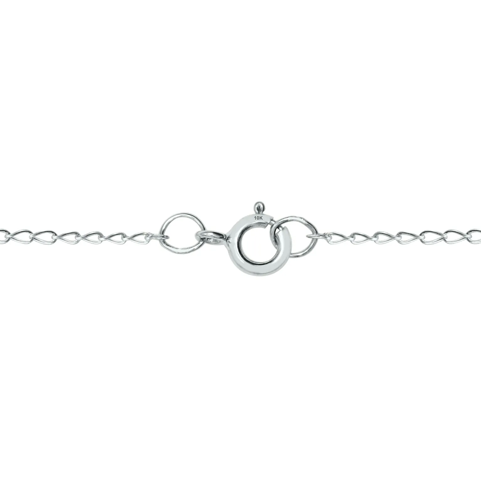 1/10 Carat Tw And White Diamond Snake Pendant In 10K