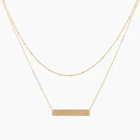 14K Gold Plated Chic Layering Necklace for Women