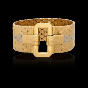 18 karat Estate Art Deco Gold Bracelet