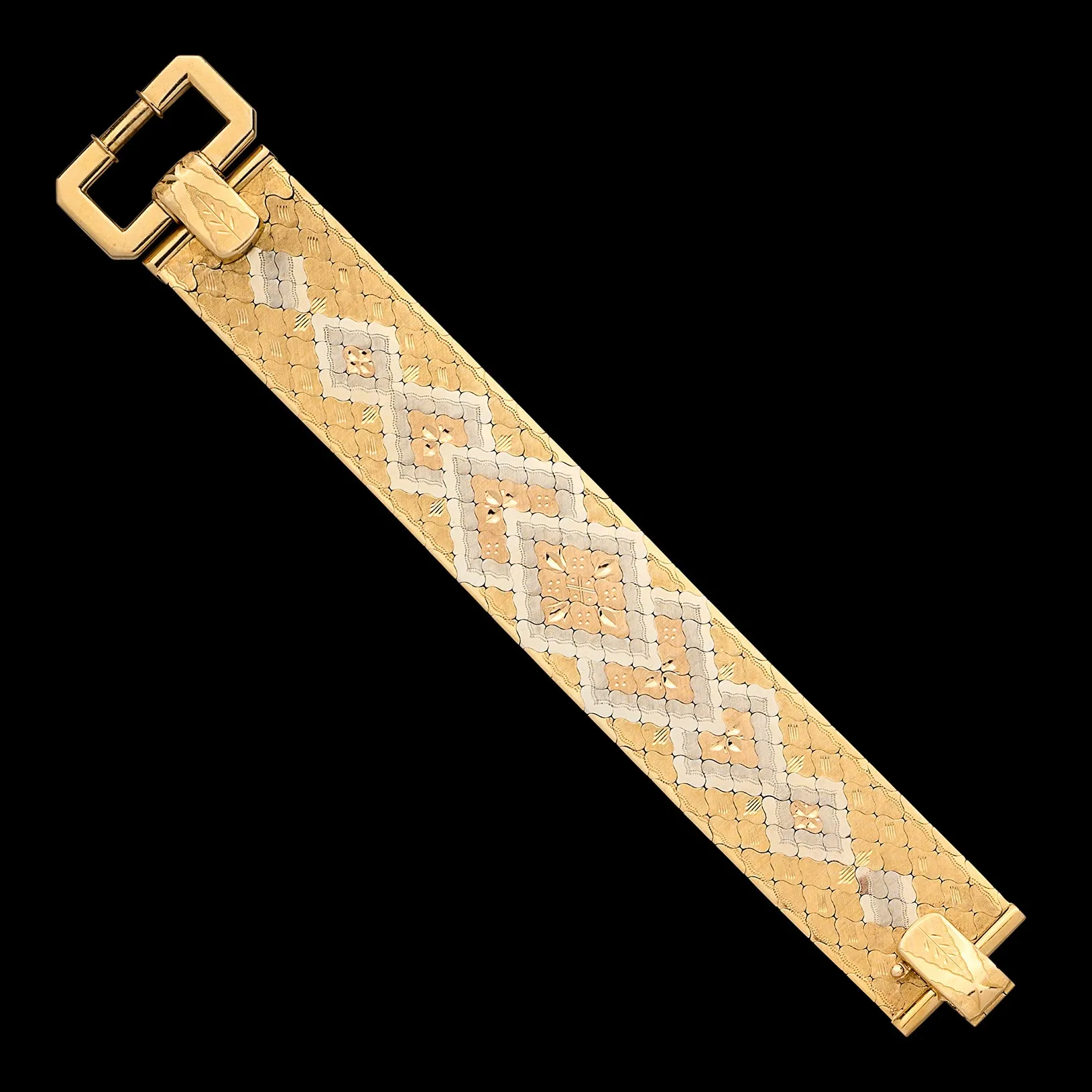 18 karat Estate Art Deco Gold Bracelet