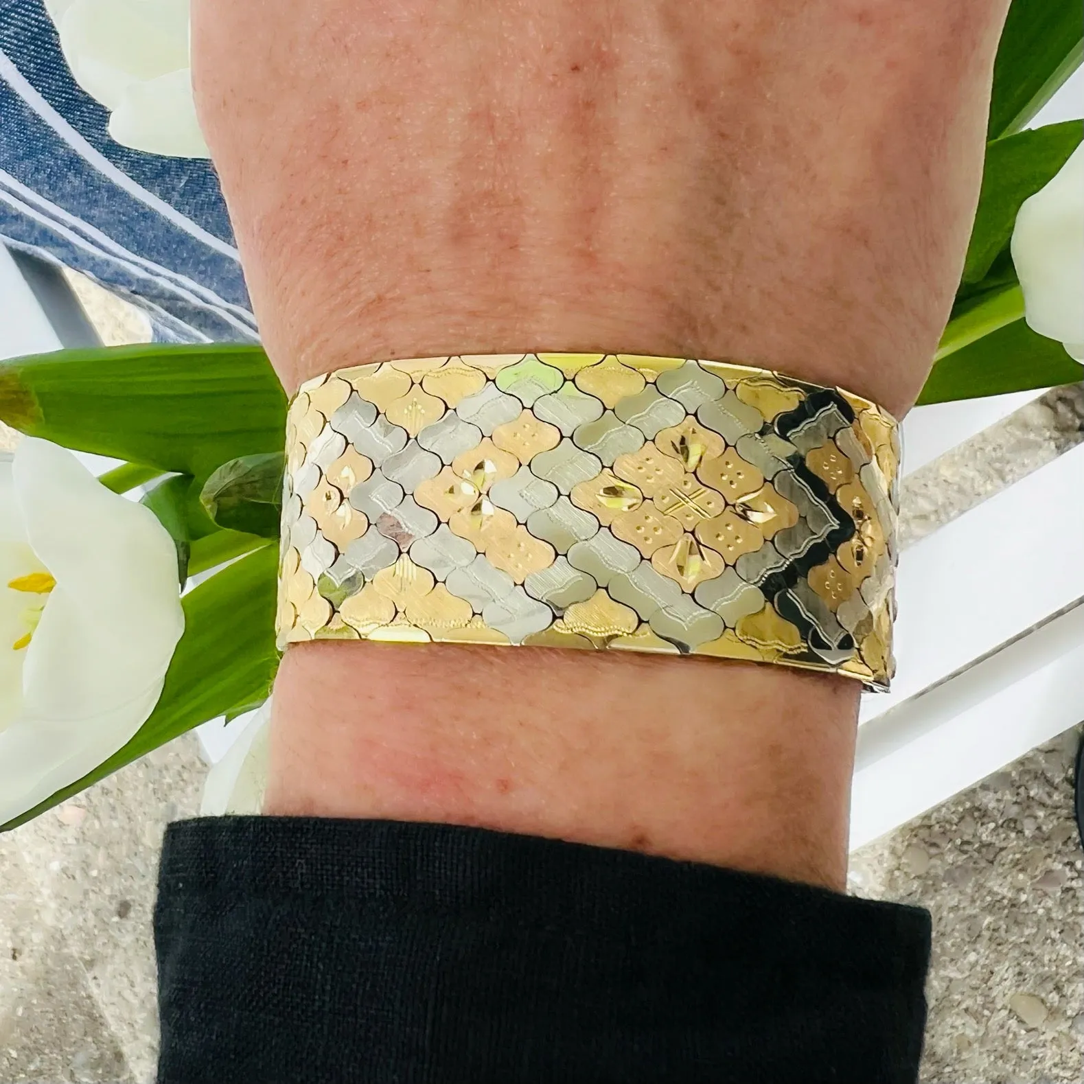 18 karat Estate Art Deco Gold Bracelet