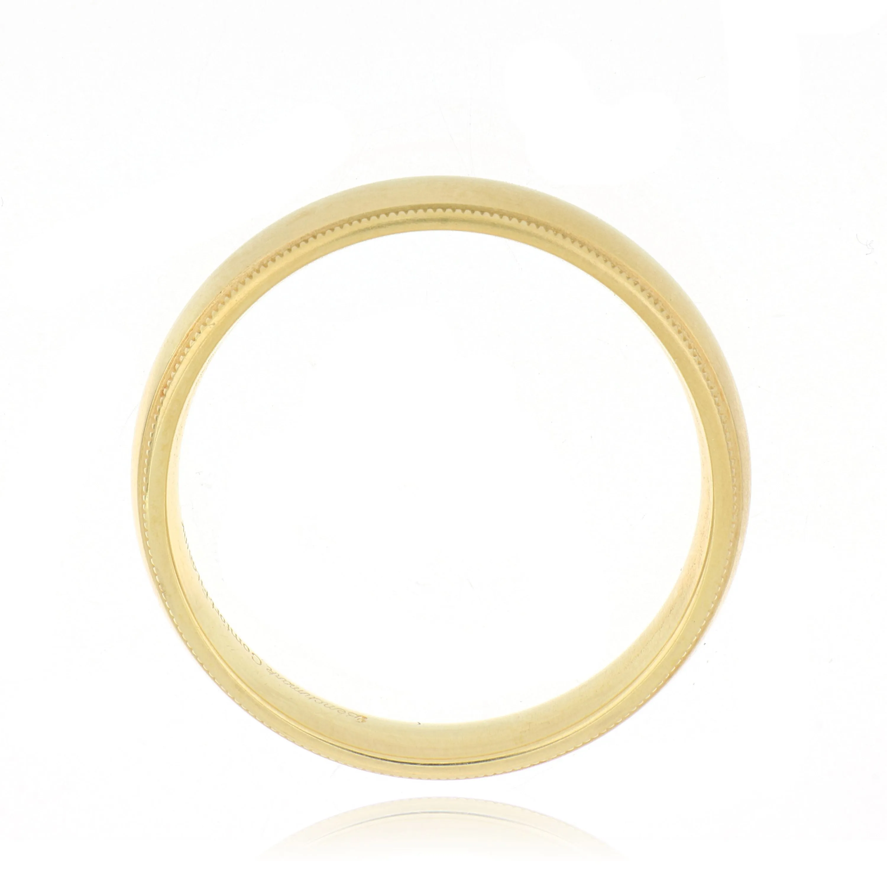 18k Yellow Gold Men's Wedding Band