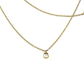 18k Yellow Gold Pomellato Rose Cut Diamond Pendant