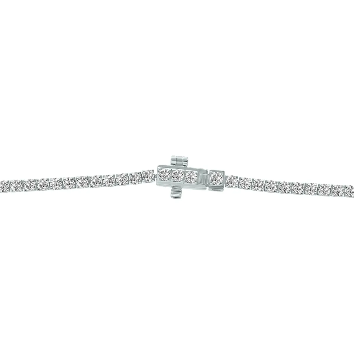 3 Carat Tw Lab Grown Diamond Tennis Bracelet In 14K White Gold