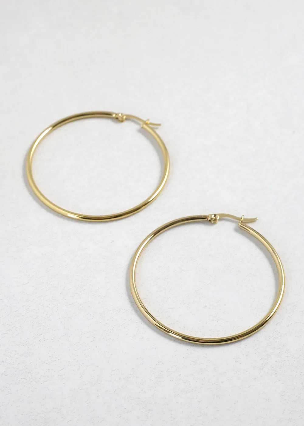 50mm Stainless Steel Hoop Earring