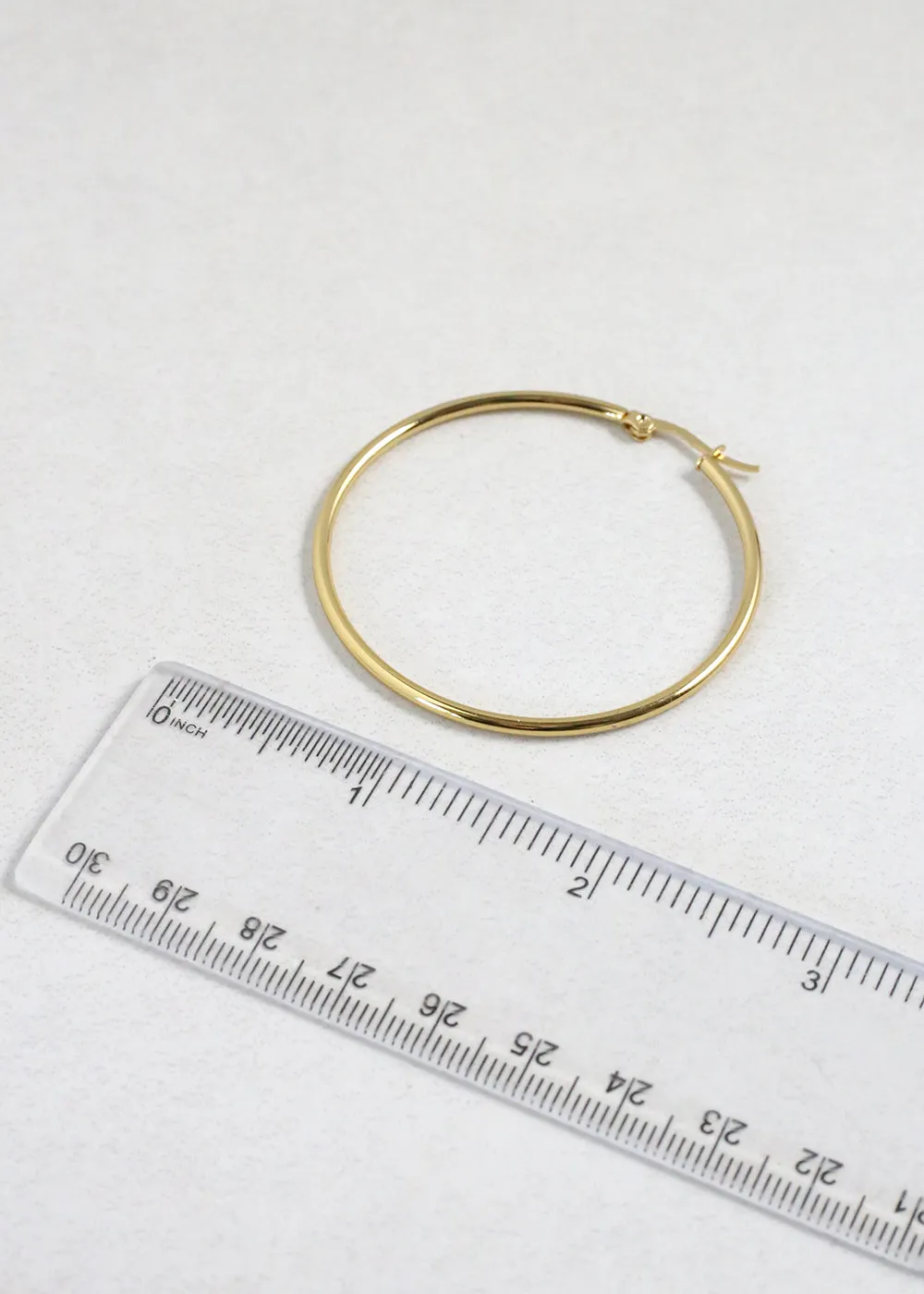 50mm Stainless Steel Hoop Earring