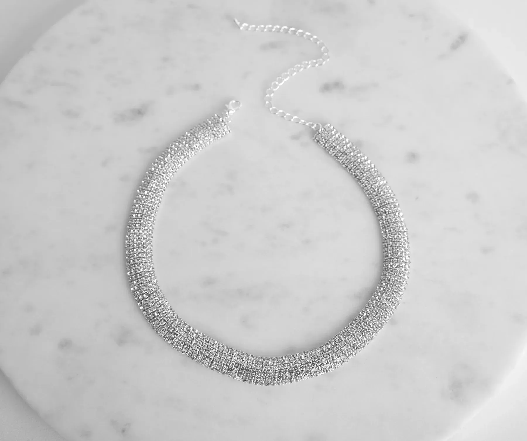 All About Me Rhinestone Necklace
