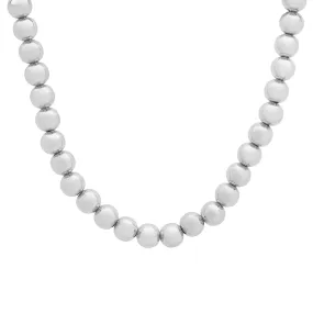 BALL NECKLACE, SILVER