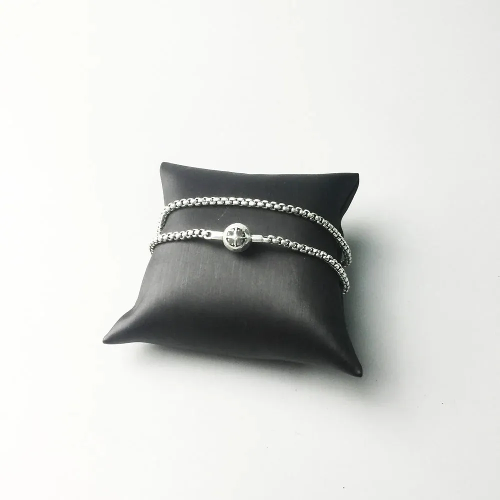 Basic Charm Link Chain Necklace Brand Strand Fashion Jewelry Europe Style 925 Sterling Silver Bijoux Gift For Men Women