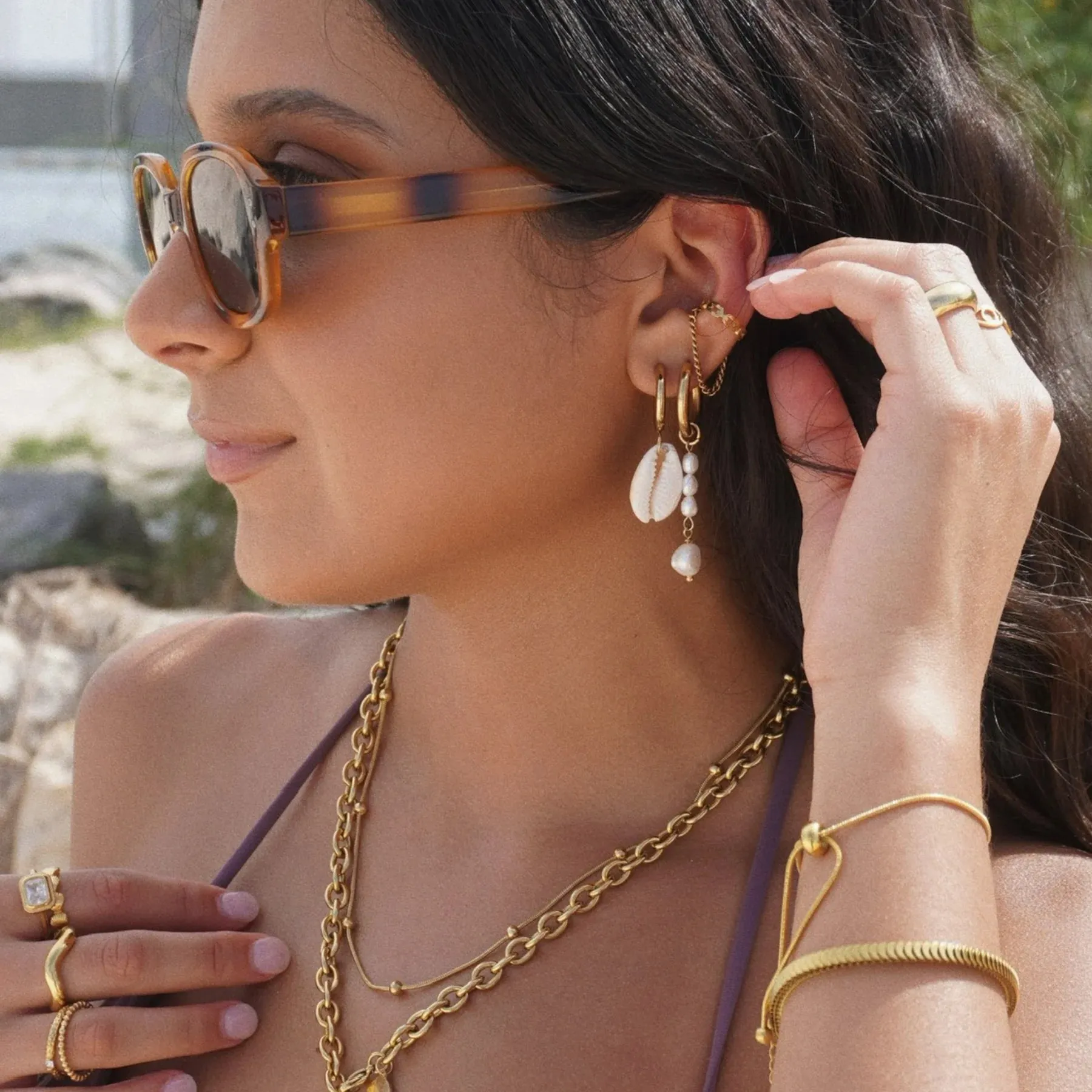Bay Chain Bracelet Gold