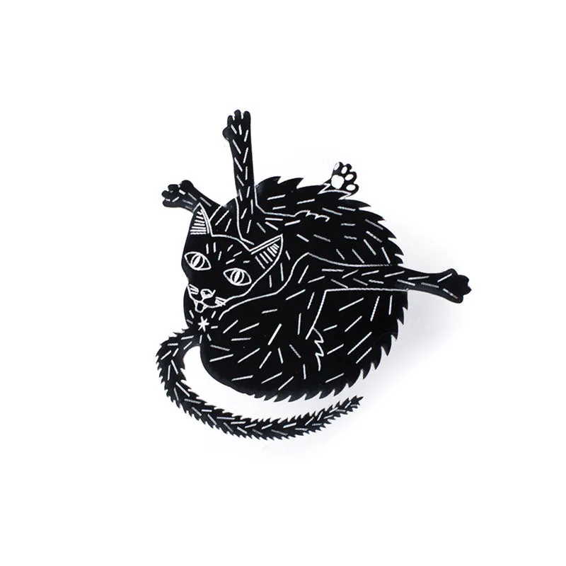 Black Cat Pin