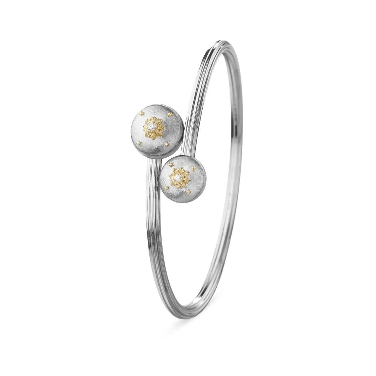 Buccellati - Macri Classica - Bracelet with Diamonds, 18k White Gold