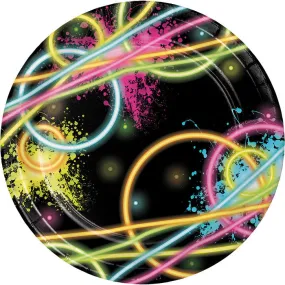 Bulk Glow Party Paper Dessert Plates (96 per Case)