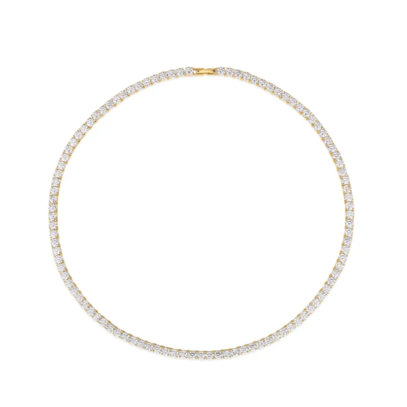 Camila Diamond Crystalline Choker Necklace 16in