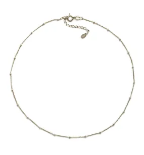 Celine Curb Chain Beaded Choker