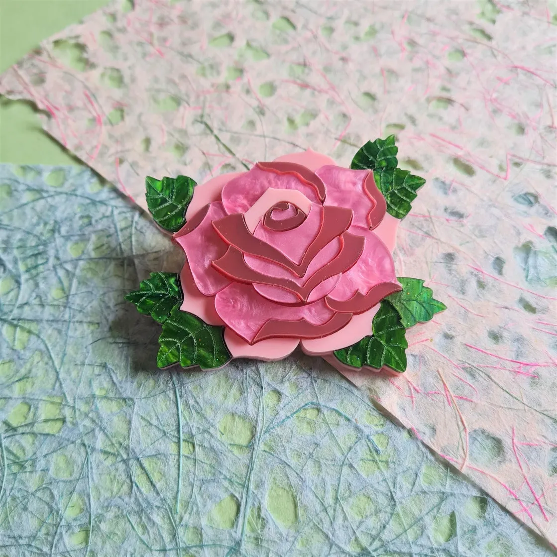 Cherryloco : Rose Brooch