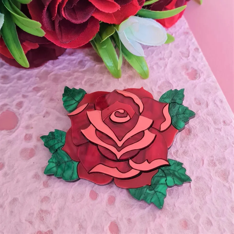 Cherryloco : Rose Brooch