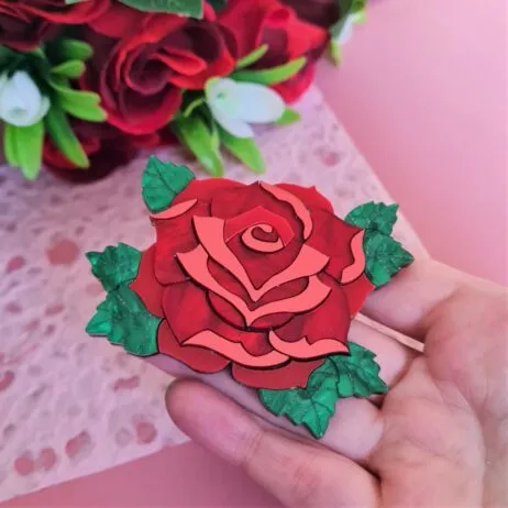 Cherryloco : Rose Brooch