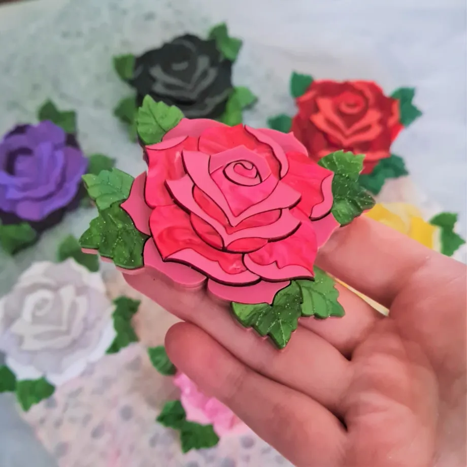 Cherryloco : Rose Brooch