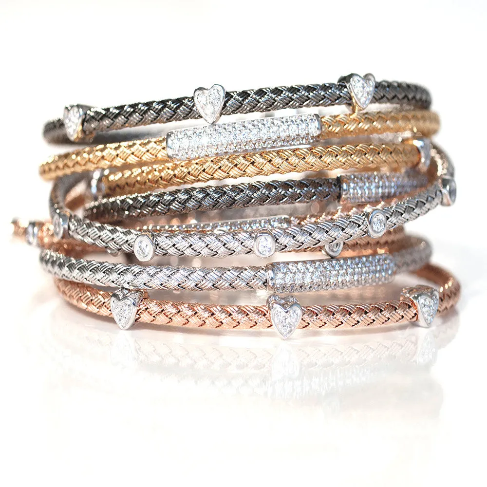 Chocolate Gold Bracelet 5 CZ