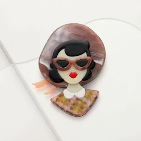 Classic Lady Pin Brooch