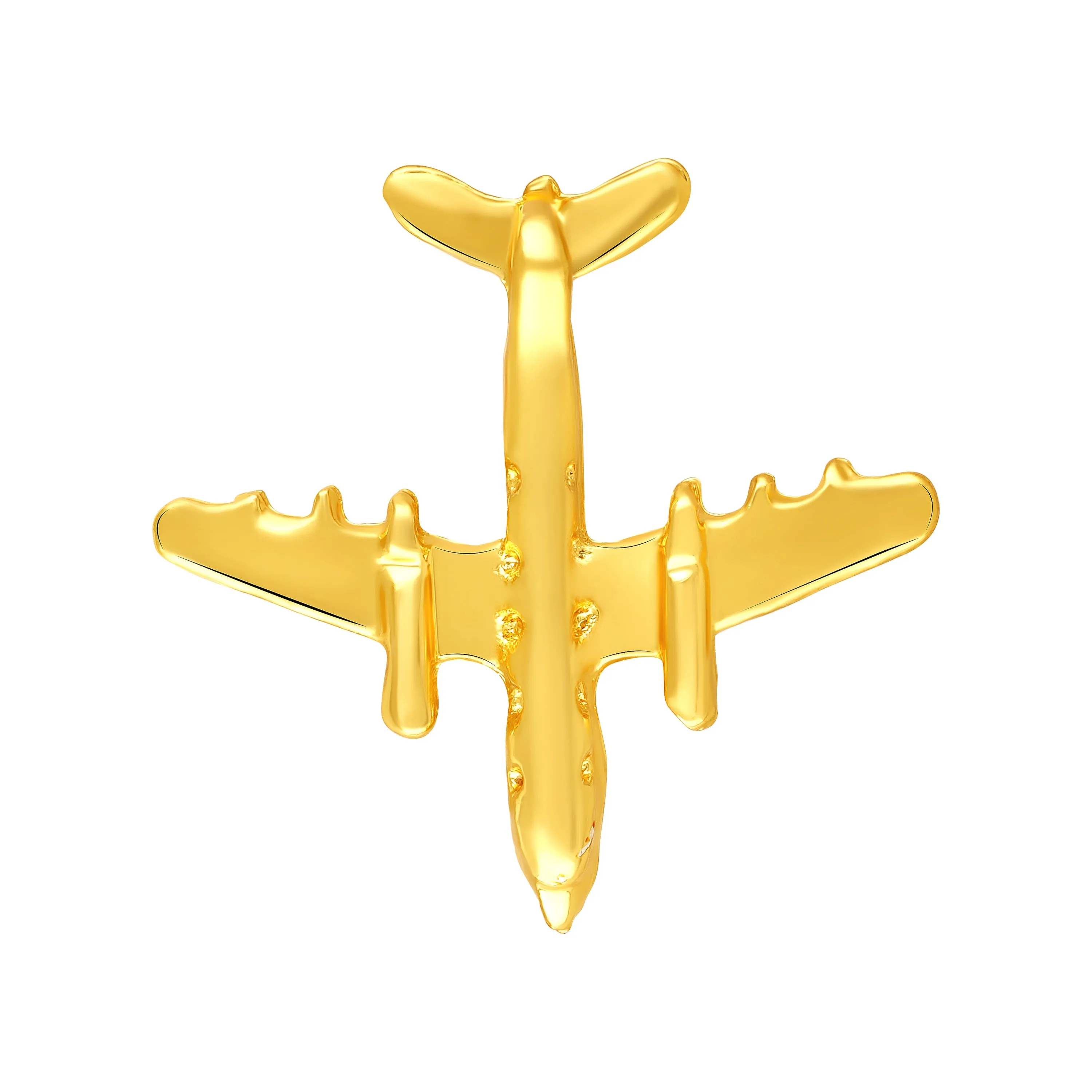 Combo of 2 Mini Aircraft Badge Coat Suit Pin