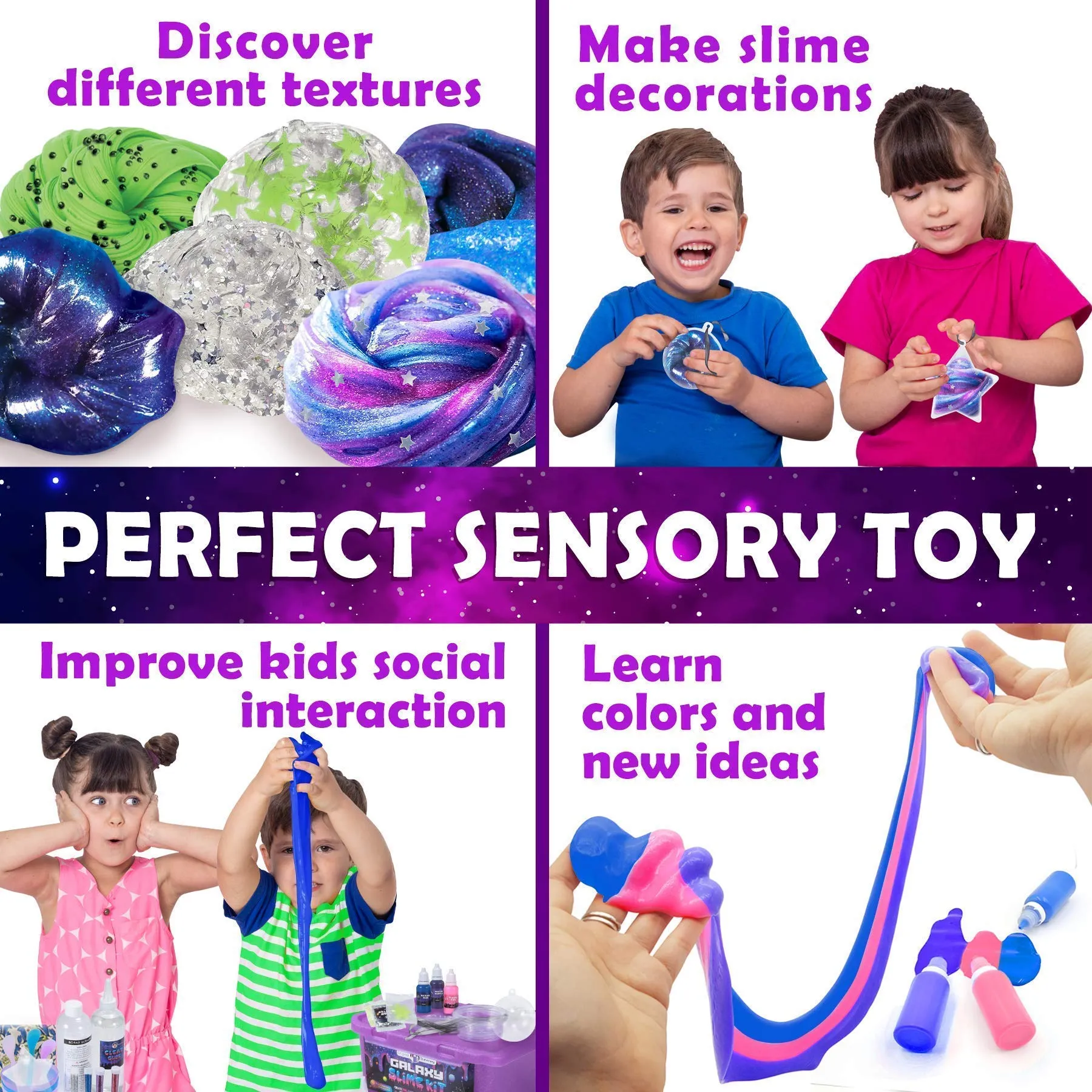 Cosmic Shine: Glow in the Dark Slime for Endless Nighttime Fun and Creative Play