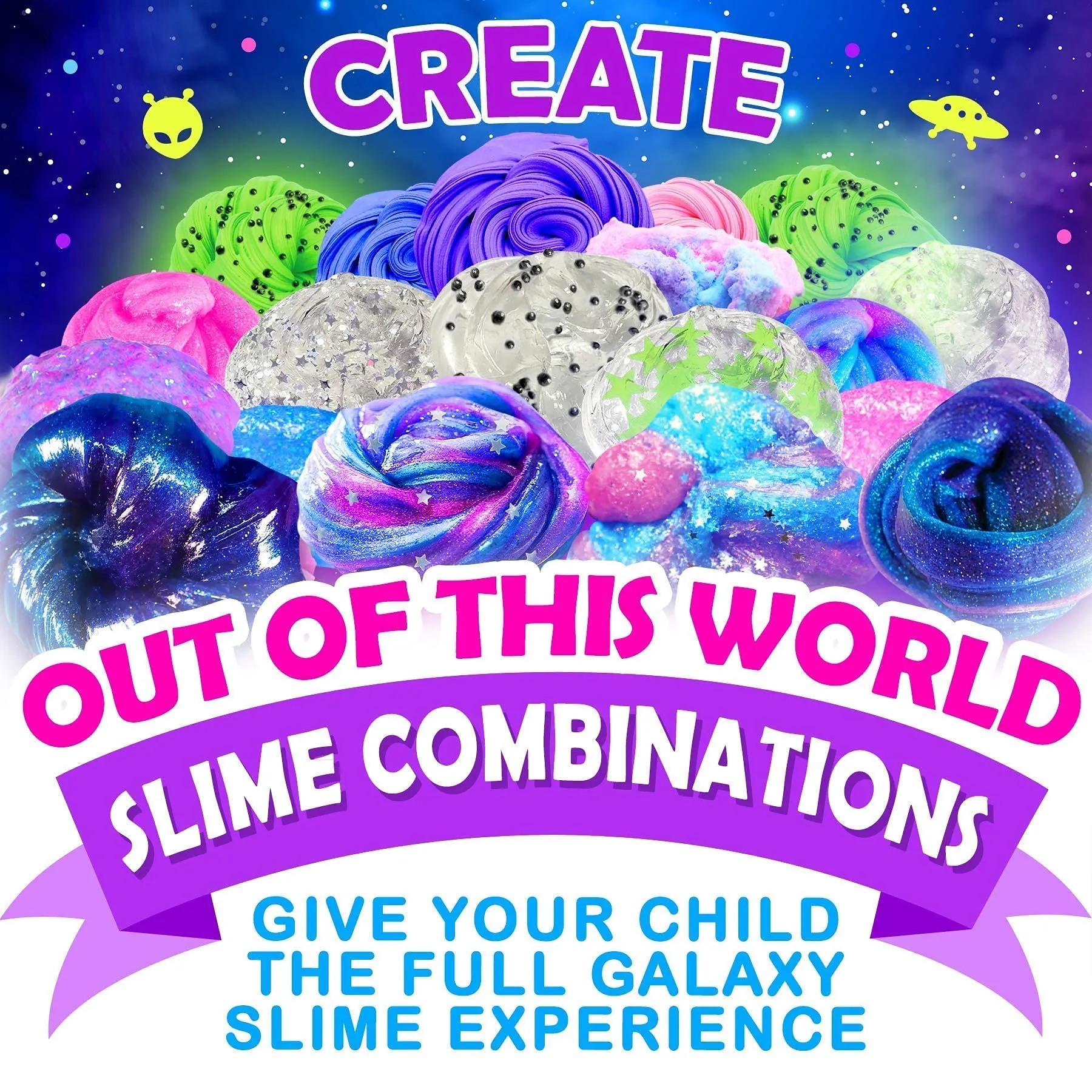 Cosmic Shine: Glow in the Dark Slime for Endless Nighttime Fun and Creative Play