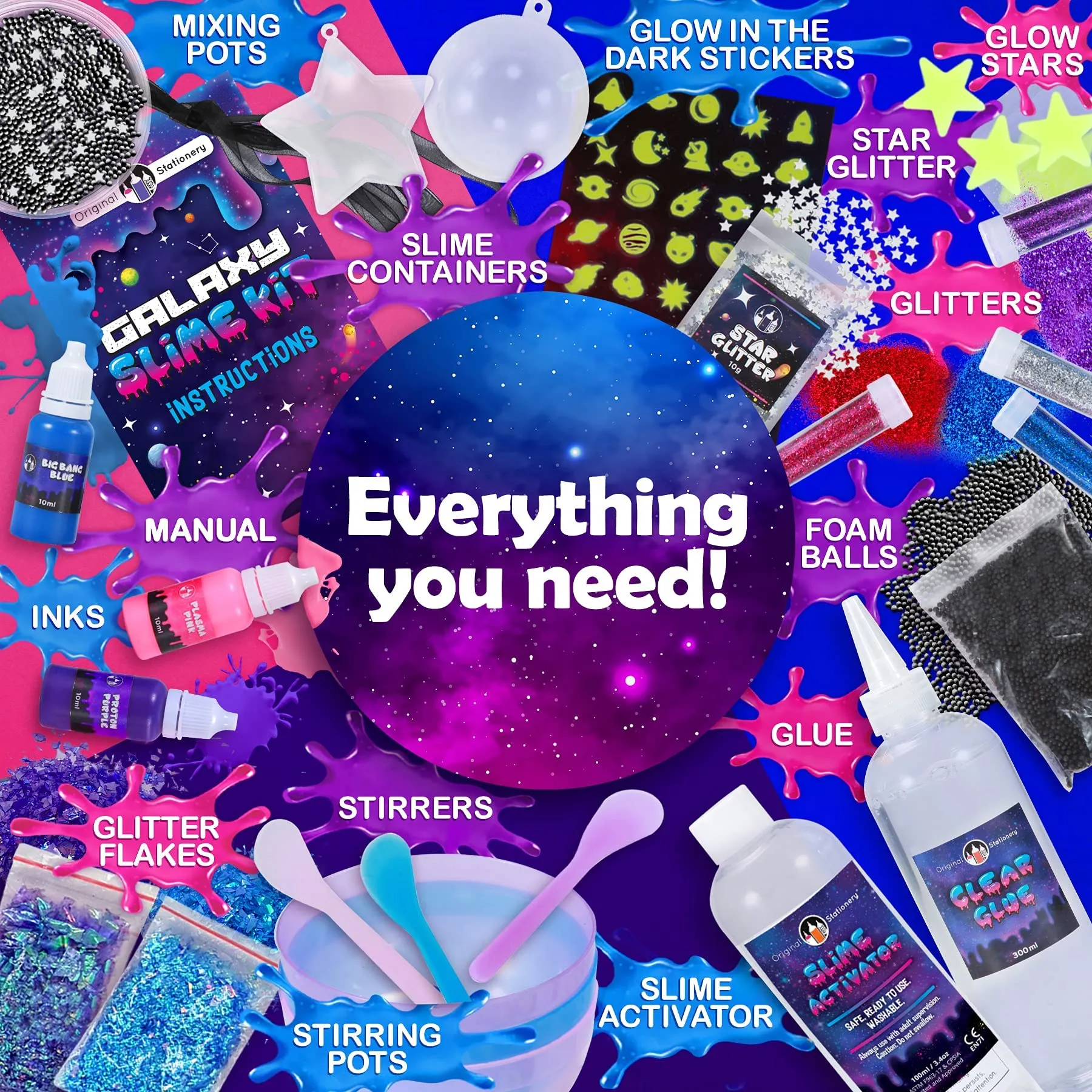 Cosmic Shine: Glow in the Dark Slime for Endless Nighttime Fun and Creative Play