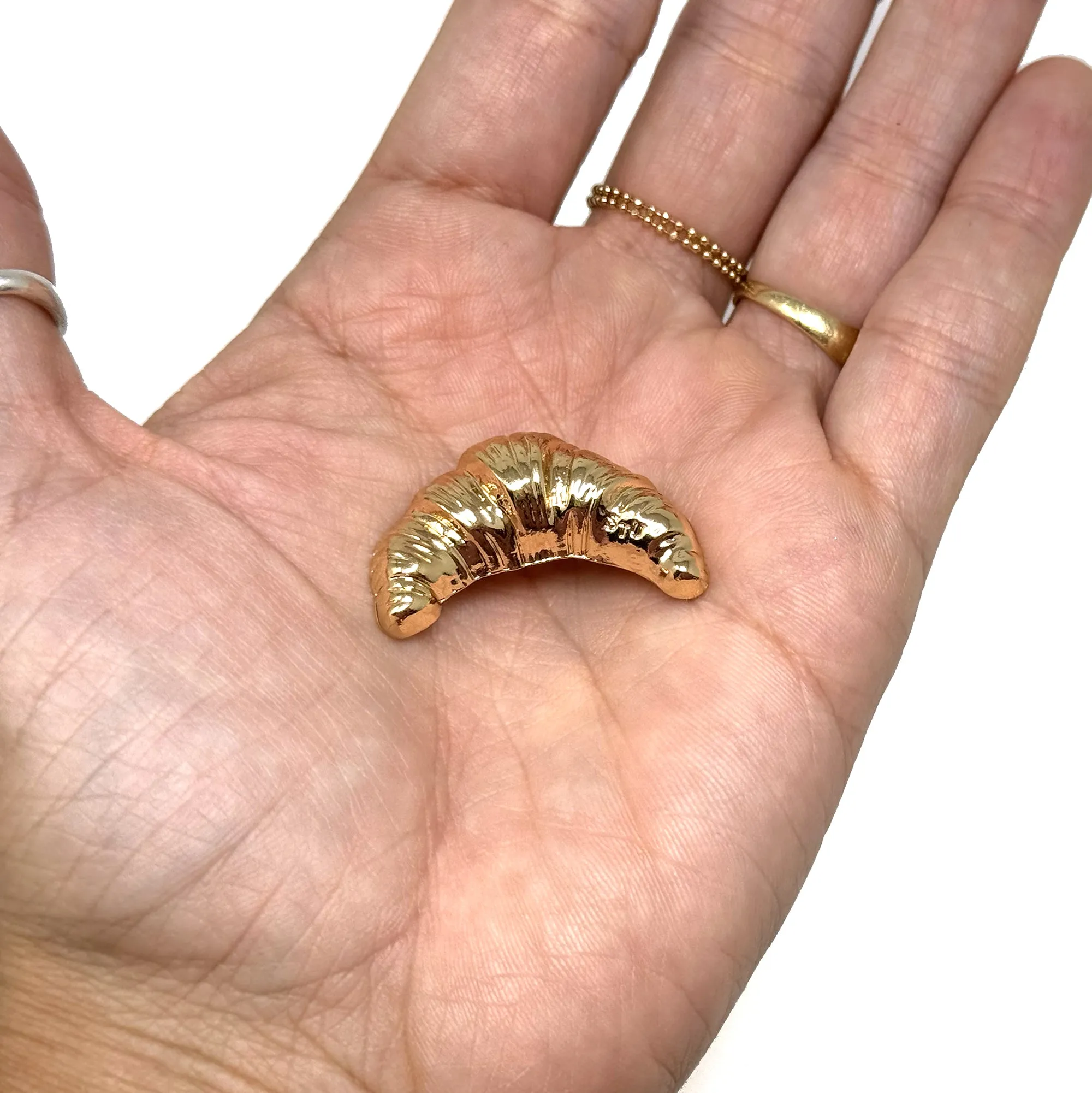 Croissant 🥐 Brooch