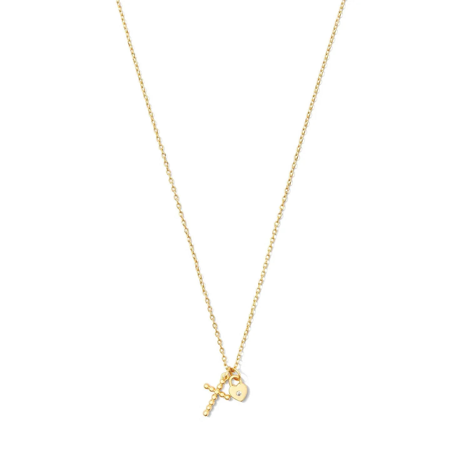 Cross & Heart Pendant
