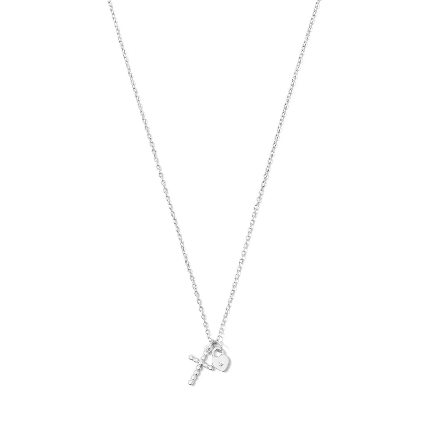 Cross & Heart Pendant