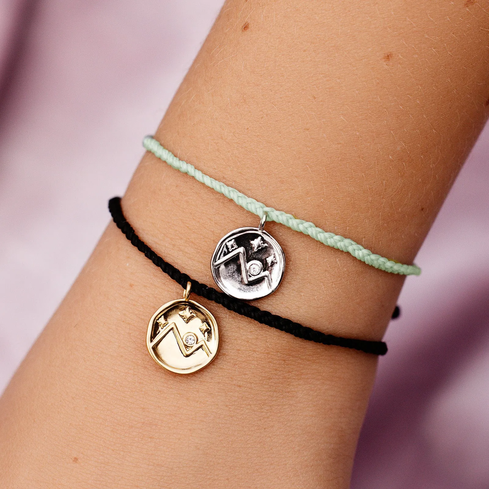 Crystal Mountain Coin Bracelet