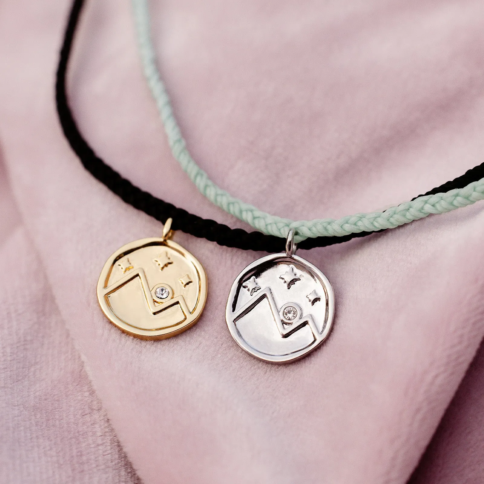 Crystal Mountain Coin Bracelet