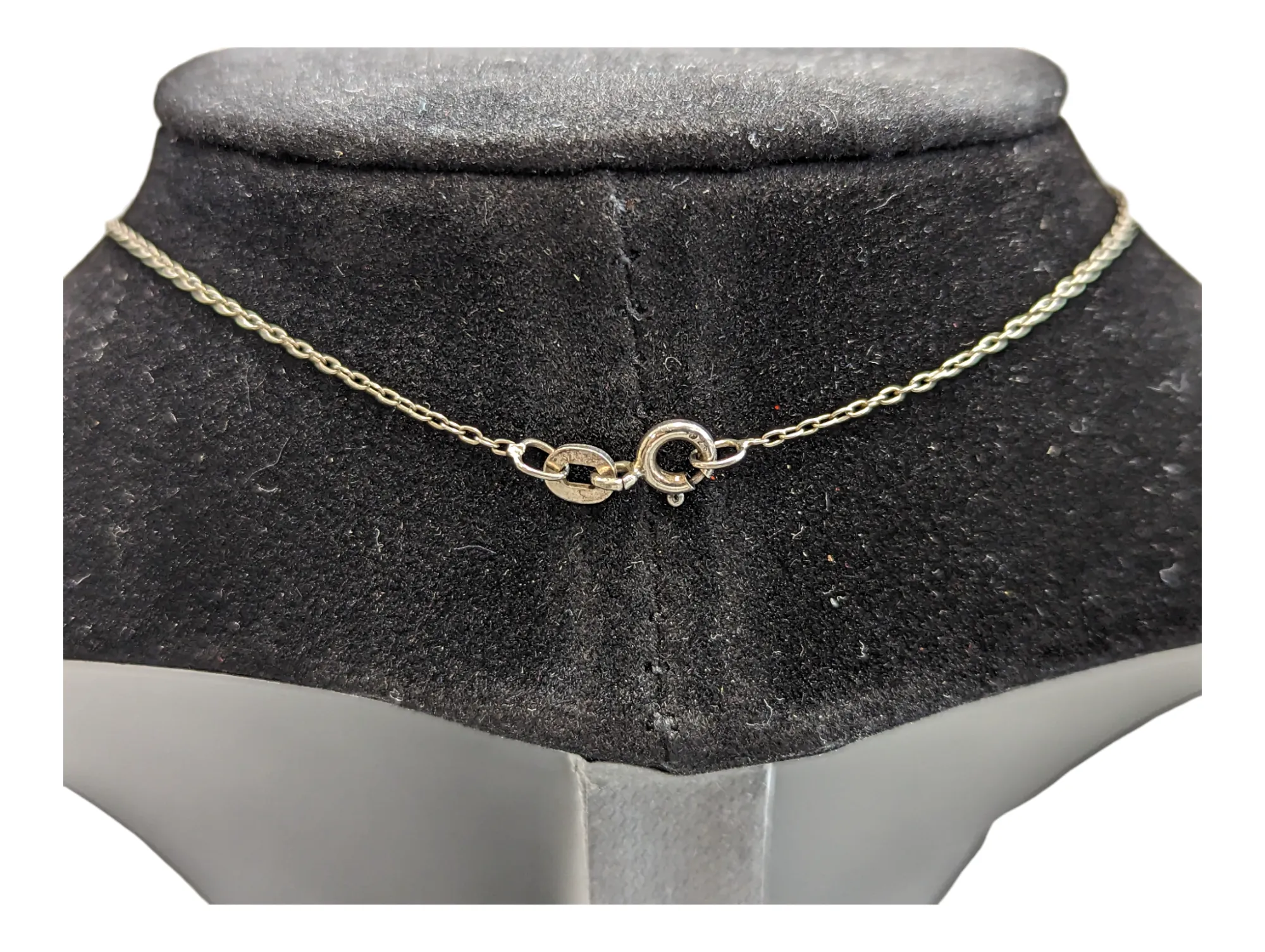 Cultured Pearl Drop Sterling Silver Necklace