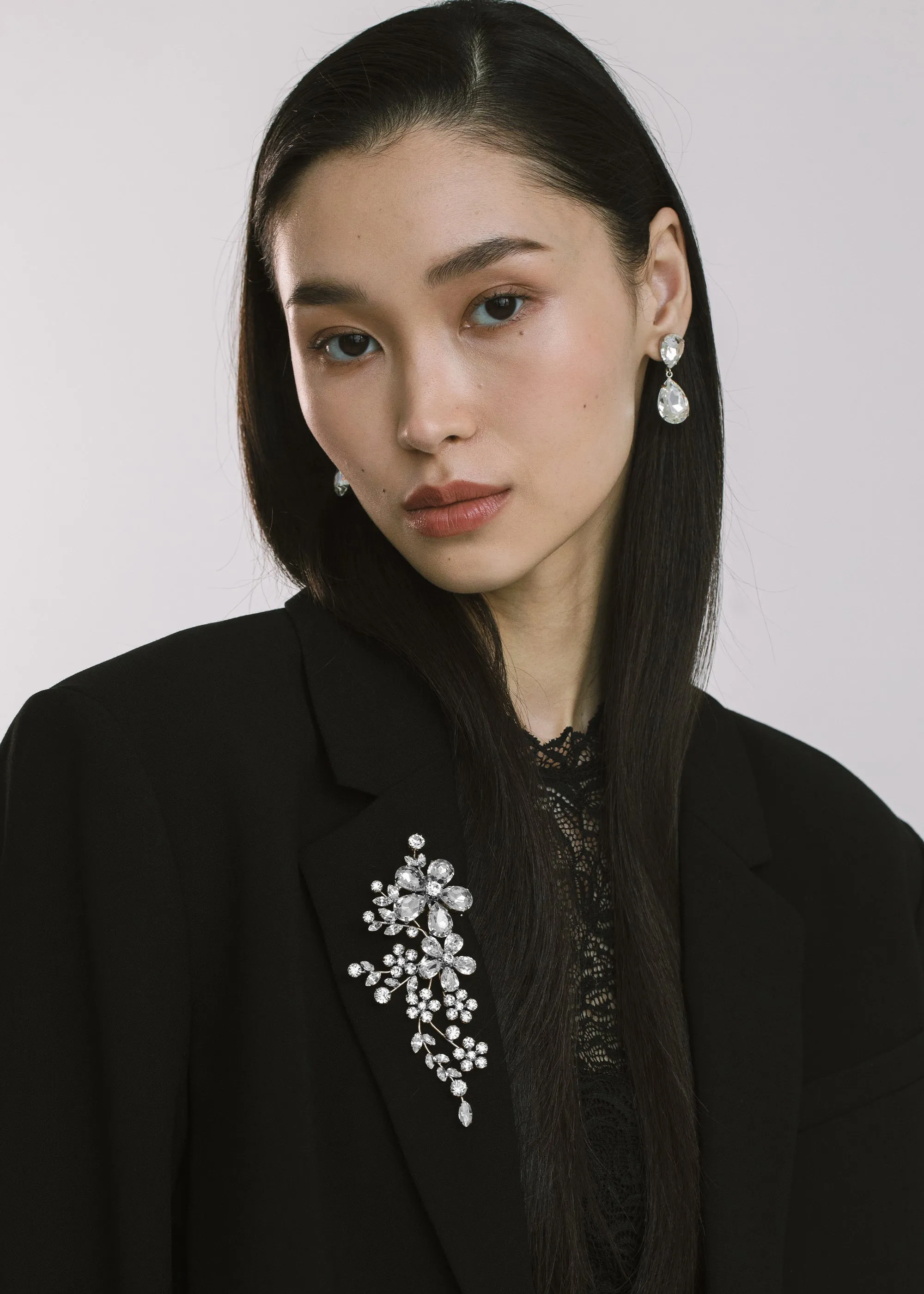 Darianna Brooch -- Crystal