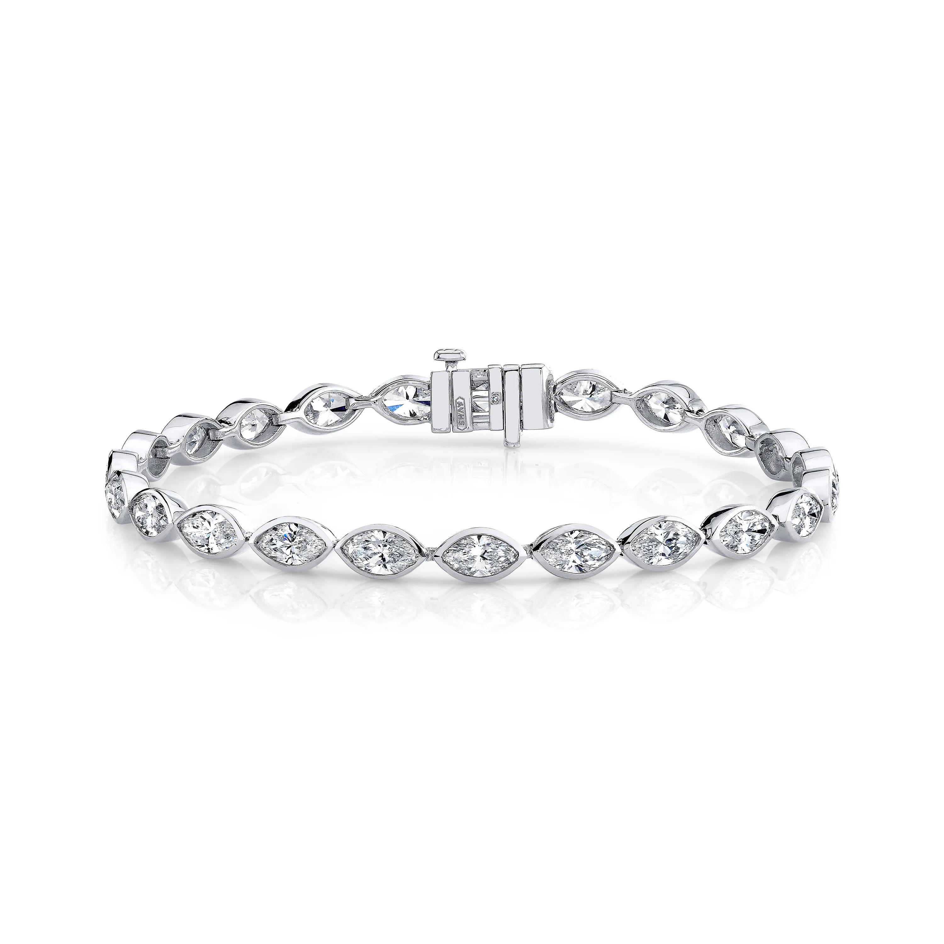 DIAMOND MARQUISE EAST WEST TENNIS BRACELET