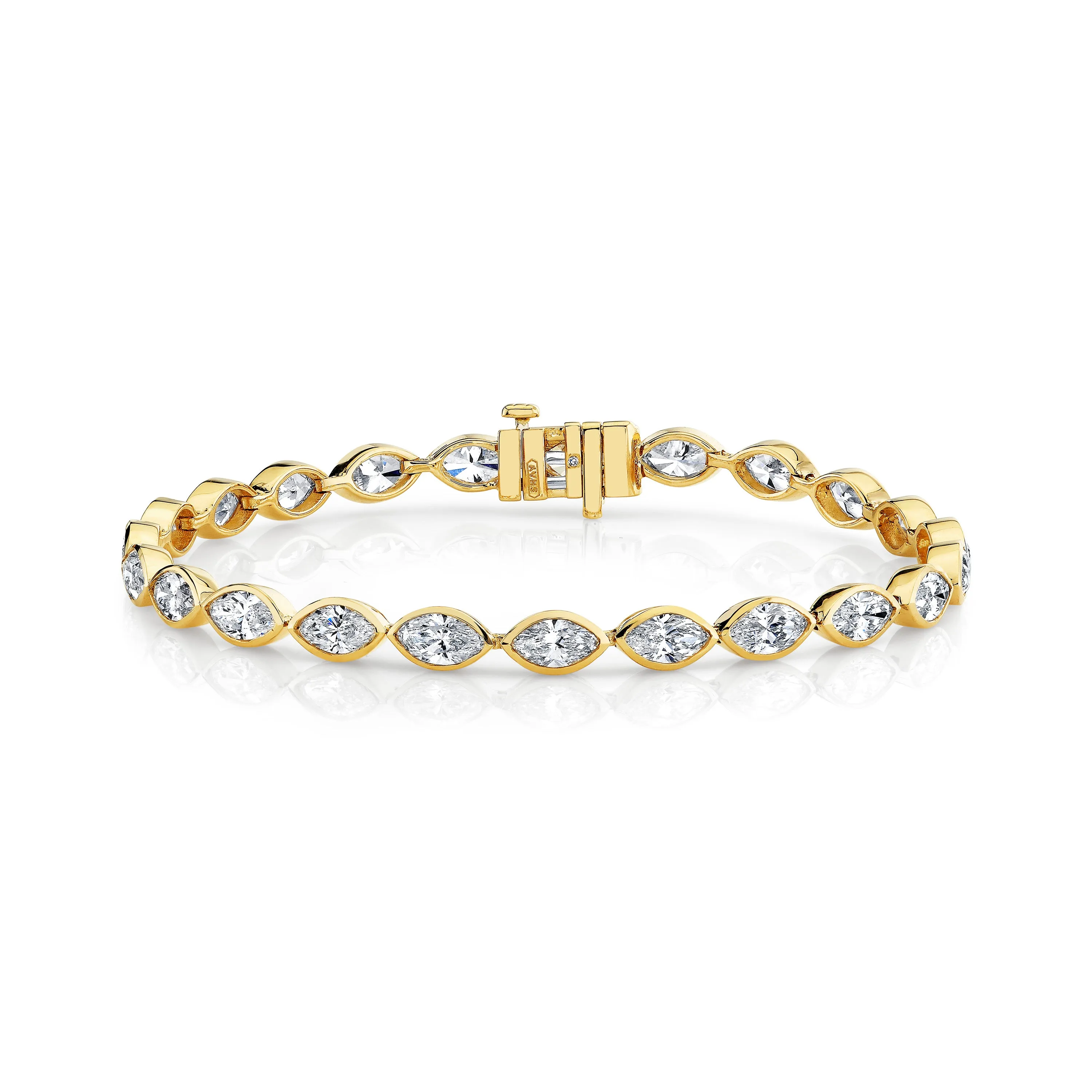 DIAMOND MARQUISE EAST WEST TENNIS BRACELET