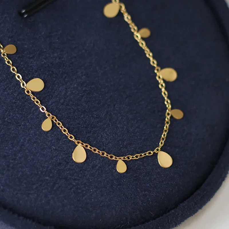 E.B.belle Geometric Gold Chain Choker Necklace for Women
