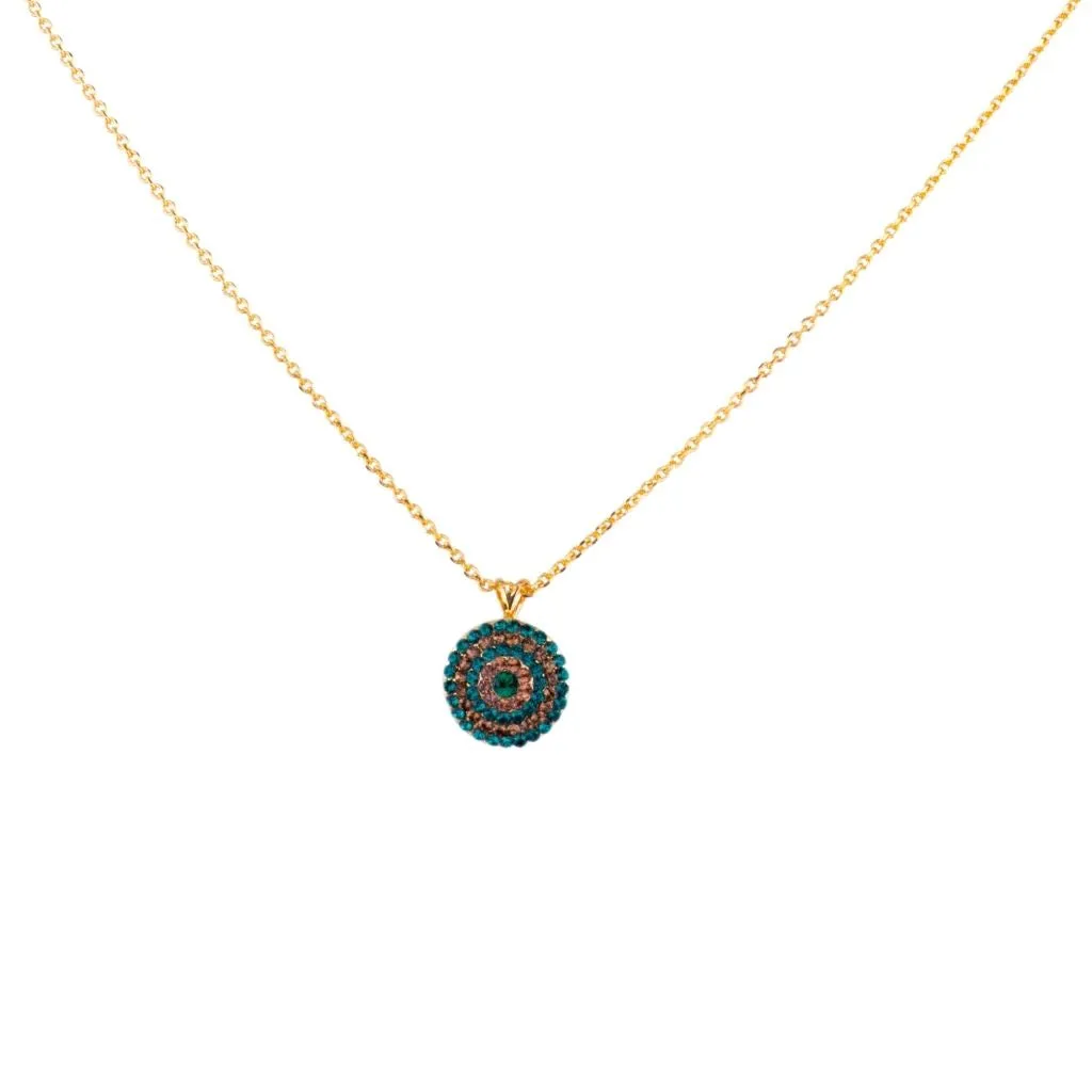 Extra Luxurious Pavé Pendant in "Deep Forest" *Custom*