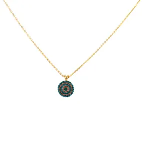 Extra Luxurious Pavé Pendant in "Deep Forest" *Custom*
