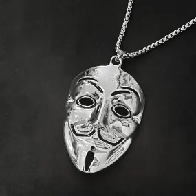 Fashionable titanium steel mask necklace