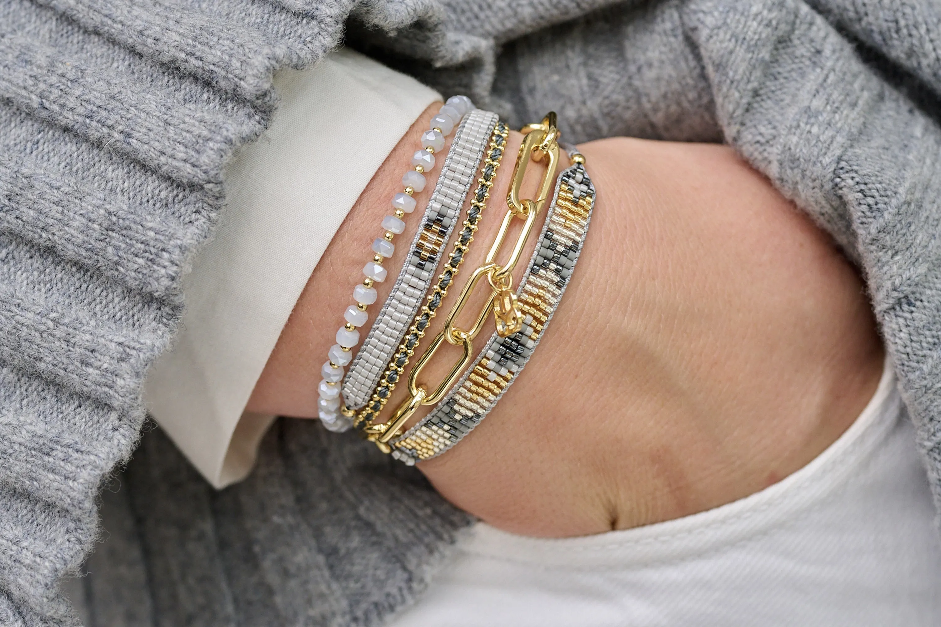 Fidda 3 Layer Bracelet Stack